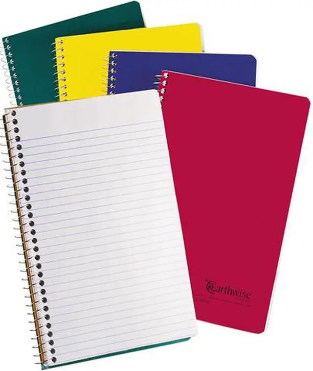 Main image of Ampad 25-447R Small Size Notebook, College/Med Rule, 6 x 9-1/2, White, 150 Sheets