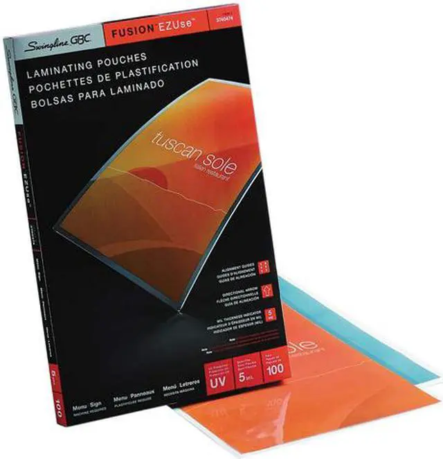Main image of 3740474CF GBC EZUse Thermal Laminating Pouches, 5 mil, 11.5" x 17.5", Gloss Clear, 100/Box