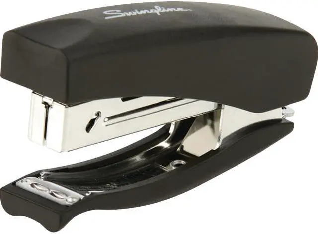 Main image of Swingline S7009901CM Soft Grip Half Strip Hand Stapler, 20-Sheet Capacity, Black