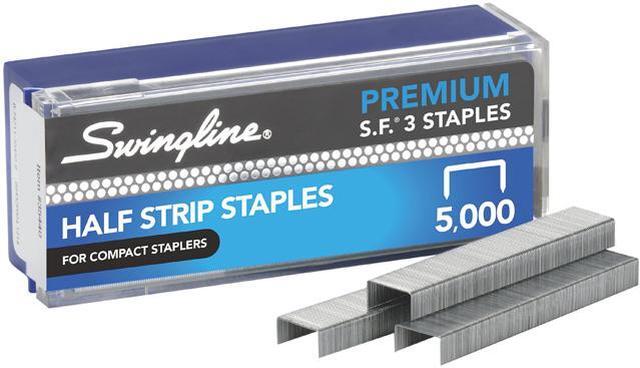 Main image of Swingline S7035440F Half Strip Count 1/4" Premium Chisel Point Staples - 5000/Box