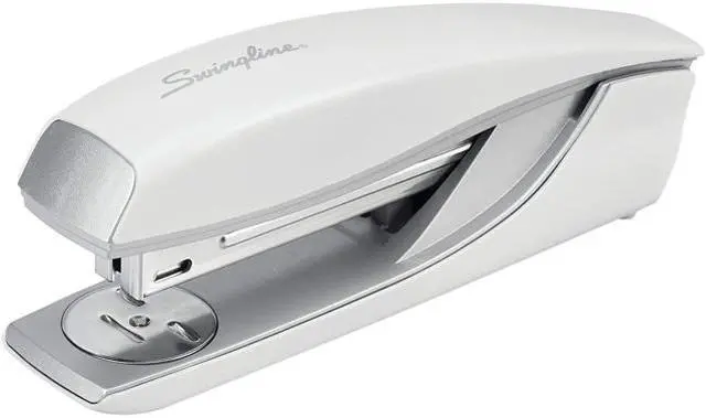 Main image of Swingline 55657004 NeXXt Series Style Desktop Stapler - 40 Sheets Capacity - 210 Staple Capacity - Full Strip - White