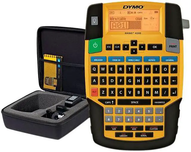 Alt view image 3 of 3 - DYMO 1835374 Rhino Industrial 4200 Case Kit