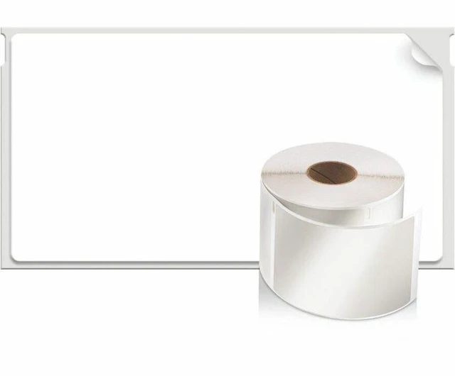 Alt view image 4 of 4 - Dymo LW Shipping Labels - 2 1/8" Width x 4" Length - Roll - Direct Thermal - White - 220/Roll - 10/Carton - 30323CT