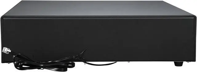 Alt view image 4 of 6 - Logic Controls CD415 Economy Cash Drawer, Hardwired RJ12, Compatible with Epson or Star Printers, 16" x 16" x 4.5", Black