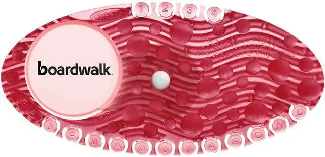 Main image of Boardwalk BWKCURVESAPCT Curve Air Freshener, Spiced Apple, Red, 10/Box, 6 Boxes/Carton