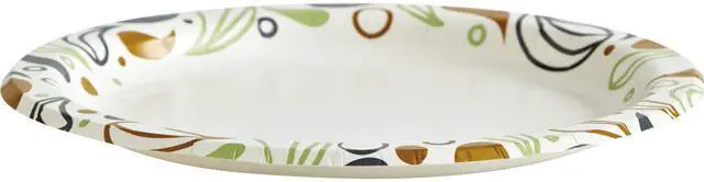 Main image of Boardwalk BWKDEER6PLT Deerfield Printed Paper Plates, 6.00" Dia, Coated/Soak Proof, 50 Plates/Pk, 20 Pks/Ct
