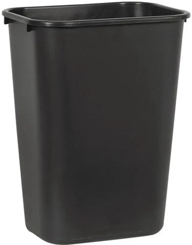 Main image of Boardwalk 3485203 Soft-Sided Wastebasket, 41 qt, Plastic, Black