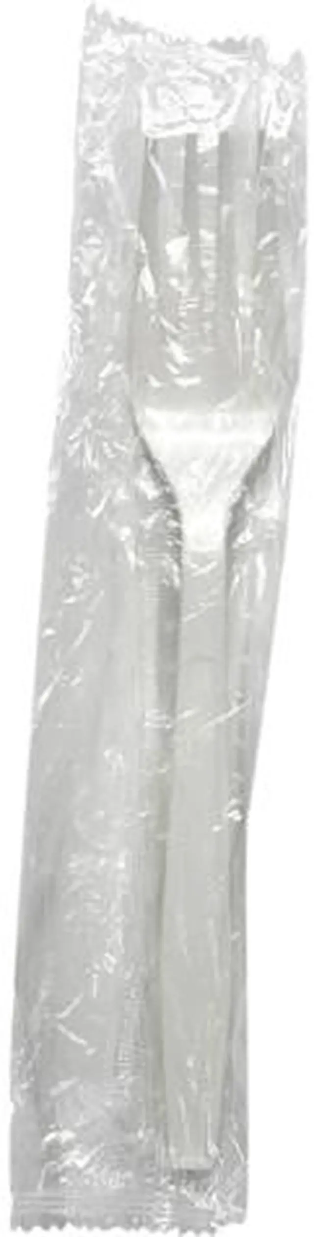 Main image of Boardwalk BWKFORKHWPPWIW Heavyweight WraPolypropyleneed Polypropylene Cutlery, Fork