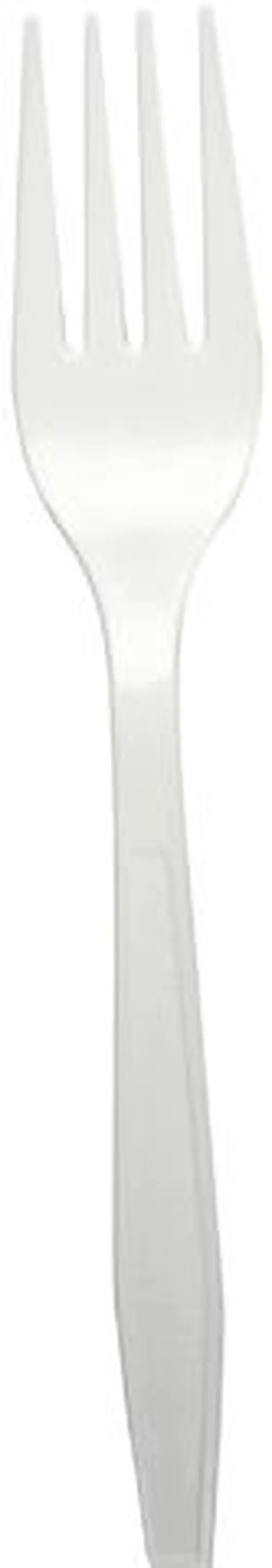 Main image of Boardwalk BWKFORKHWPPWH Heavyweight Polypropylene Cutlery, Fork