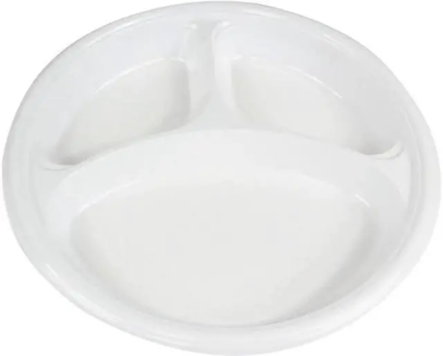 Main image of Boardwalk BWKPLTHIPS10WH3 Hi-Impact Plastic Dinnerware, Plate