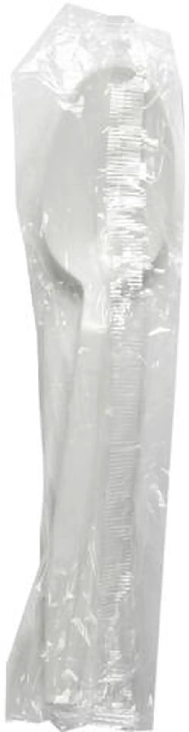 Main image of Boardwalk BWKTSHWPPWIW Heavyweight WraPolypropyleneed Polypropylene Cutlery, Teaspoon