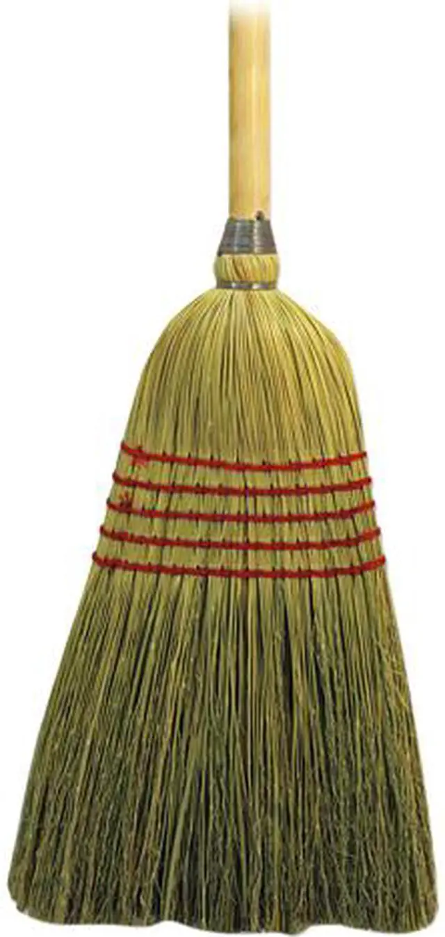 Main image of Boardwalk BWK926CEA Parlor Broom, Corn Fiber Bristles, 42" Wood Handle, Natural