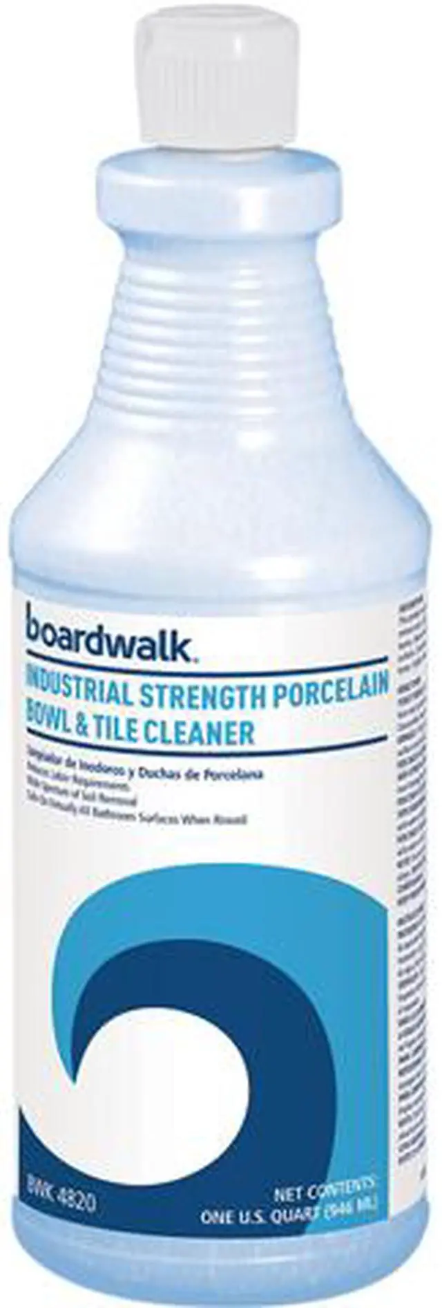 Main image of Boardwalk 032500-12ESSN Industrial Strength Porcelain Bowl and Tile Cleaner, Floral Scent, 32 oz, 12/CT