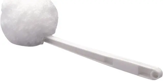 Main image of Boardwalk BWK00160EA Toilet Bowl Mop, 4 1/2" Polypropylene, 12" Plastic Handle