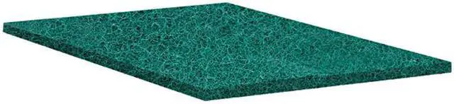 Alt view image 2 of 4 - Boardwalk 86LGI Heavy-Duty Scour Pads, Green, 6" x 9", 15 Pads/Carton