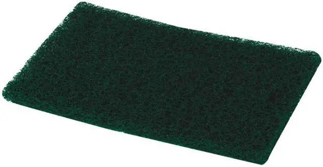 Alt view image 3 of 4 - Boardwalk 86LGI Heavy-Duty Scour Pads, Green, 6" x 9", 15 Pads/Carton