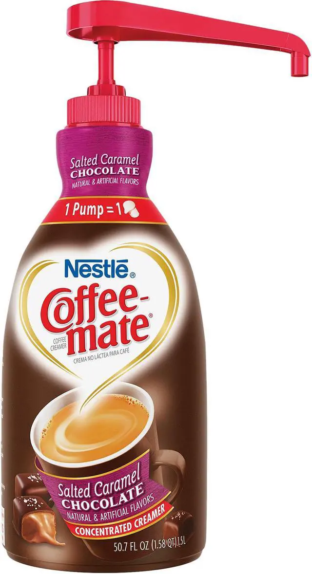 Main image of Nestle 79976CT Coffee-Mate Salted Caramel Chocolate Creamer - 50.7 fl oz - 2/Carton