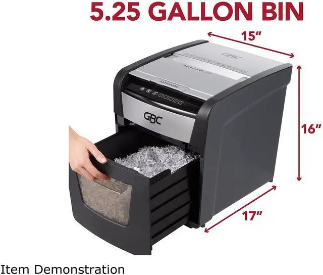 Alt view image 3 of 6 - GBC WSM1757601 AutoFeed+ Home Shredder, 60X, Super Cross-Cut, 60 Sheets