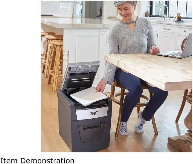 Alt view image 5 of 6 - GBC WSM1757601 AutoFeed+ Home Shredder, 60X, Super Cross-Cut, 60 Sheets