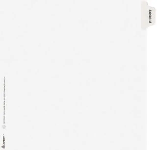 Main image of Avery 82119 Legal Exhibit Index Divider