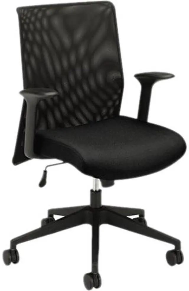Main image of HON VL702MM10 Mesh High-Back Chair Black Frame - Black Mesh Fabric