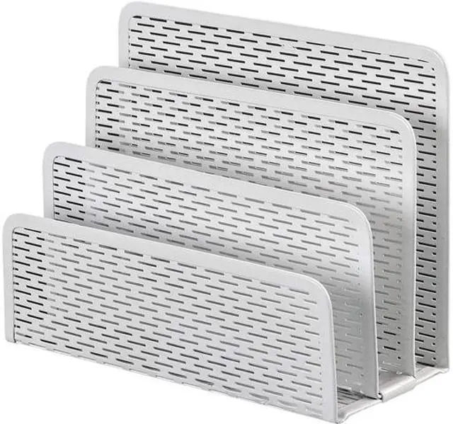 Main image of Artistic ART20003WH Urban Collection Punched Metal Letter Sorter, 3 Sections, DL to A6 Size Files, White
