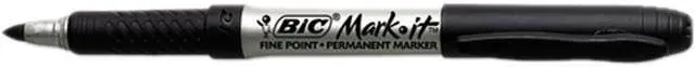 Main image of BIC GPM241-BK Marking Fine Tip Permanent Marker, Black, 24/Pack