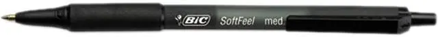Main image of BIC SCSM361-AST Soft Feel Ballpoint Retractable Pen, Medium Point, Assorted Ink, 36/Pack
