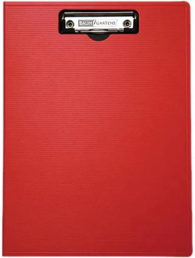 Main image of Baumgarten's 61632 Portfolio Clipboard Vertical Red