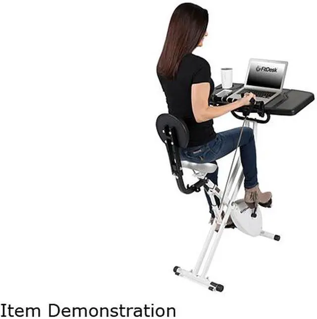 Alt view image 4 of 7 - FitDesk FD3PLUS Bike Desk 3.0 w/ Desk Extension Kit