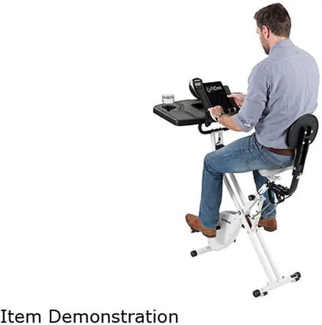 Alt view image 6 of 7 - FitDesk FD3PLUS Bike Desk 3.0 w/ Desk Extension Kit