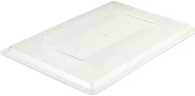 Main image of Rubbermaid Commercial RCP 3302 CLE Food/Tote Box Lids, 26" x 18", Clear