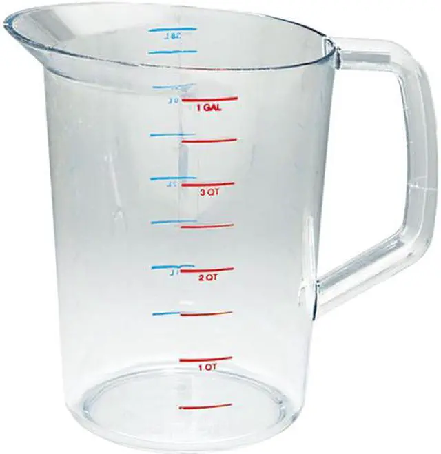Main image of Rubbermaid Commercial RCP 3218 CLE Bouncer Measuring Cup 4 Qt. Clear