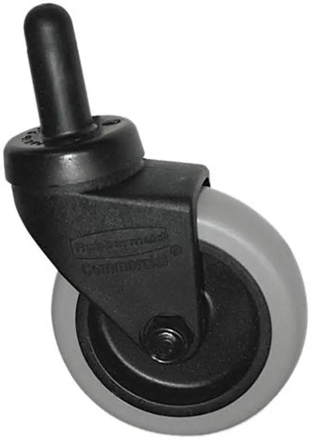 Main image of Replacement Swivel Casters, Bayonet, 3" Wheel, Black