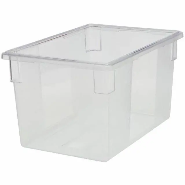 Main image of Rubbermaid Commercial 3301CLECT 86 Quart Food Container - Poly - Dishwasher Safe - Clear - 6 Piece(s) / Carton