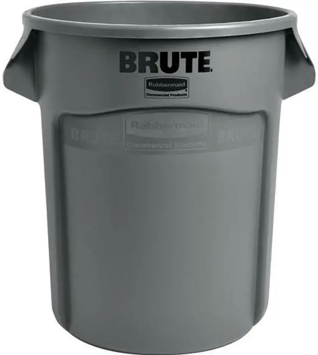 Main image of Rubbermaid Commercial 262000GYCT Brute 20-gallon Vented Container - Round - 35.9" Height x 22.5" Width x 19.4" Depth x 19.4" Diameter