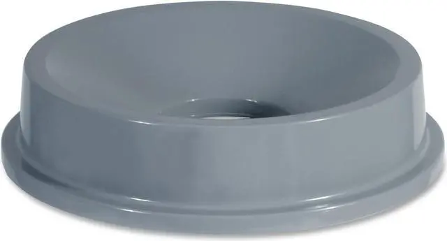 Main image of Rubbermaid Commercial 3543GRACT 32-Gal Container Funnel Top Lid - Plastic - 4 / Carton - Gray