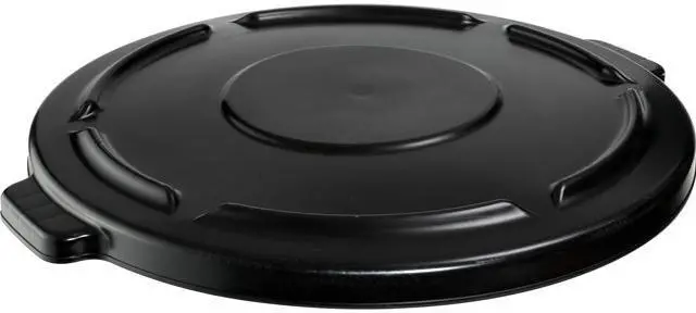 Main image of Rubbermaid Commercial 264560BK Brute 44-gallon Container Lid - Round - Plastic - 1 Each - Black