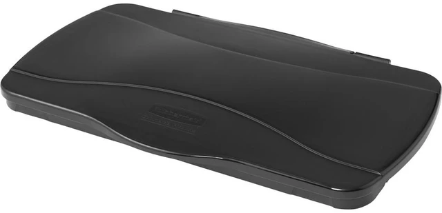 Main image of Rubbermaid Commercial 267400BKCT Slim Jim Waste Container Lid - Rectangular - 4 / Carton - Black