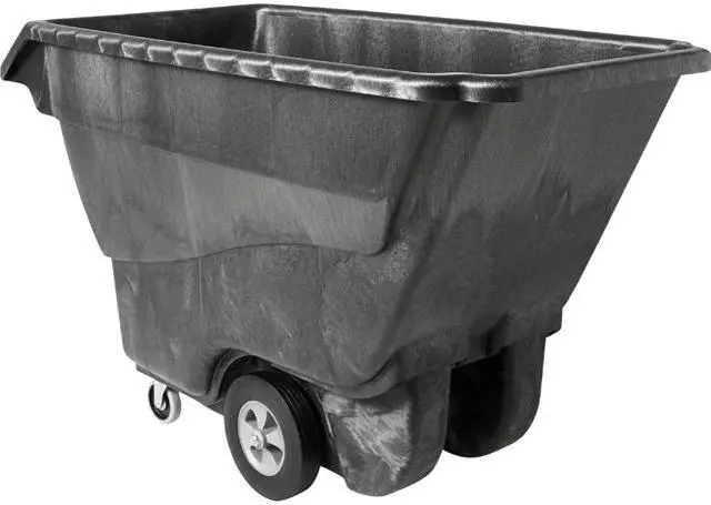 Main image of Rubbermaid Commercial 9T1500BK Standard Duty Utility Truck - 1250 lbs. Capacity - Structofoam - 33" Width x 72" Depth x 43" Height