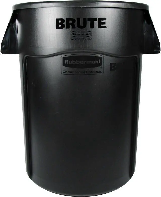 Main image of Rubbermaid Commercial 264360BKCT Brute 44-gallon Vented Container - Black