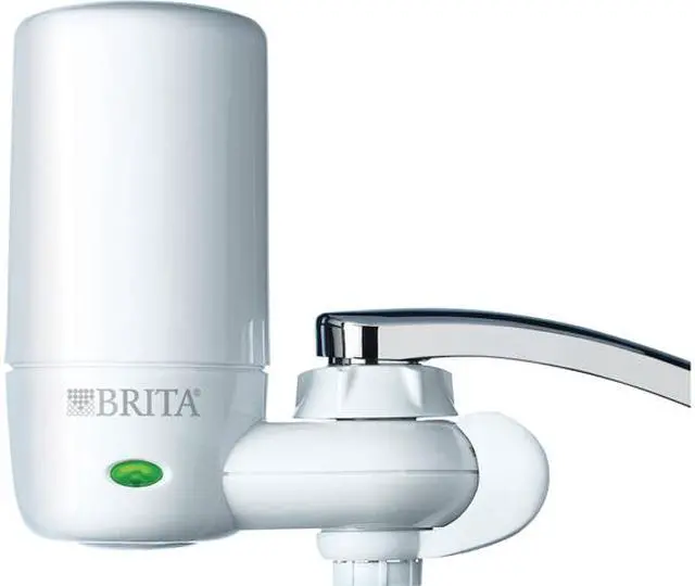 Main image of Brita On Tap Faucet Water Filter System, White, 4/Carton CLO42201CT