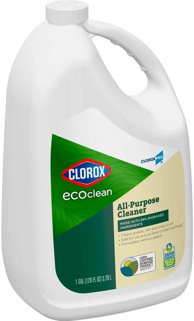 Alt view image 2 of 5 - Clorox EcoClean All-Purpose Cleaner - 128 fl oz (4 quart) - 4 / Carton  60278CT