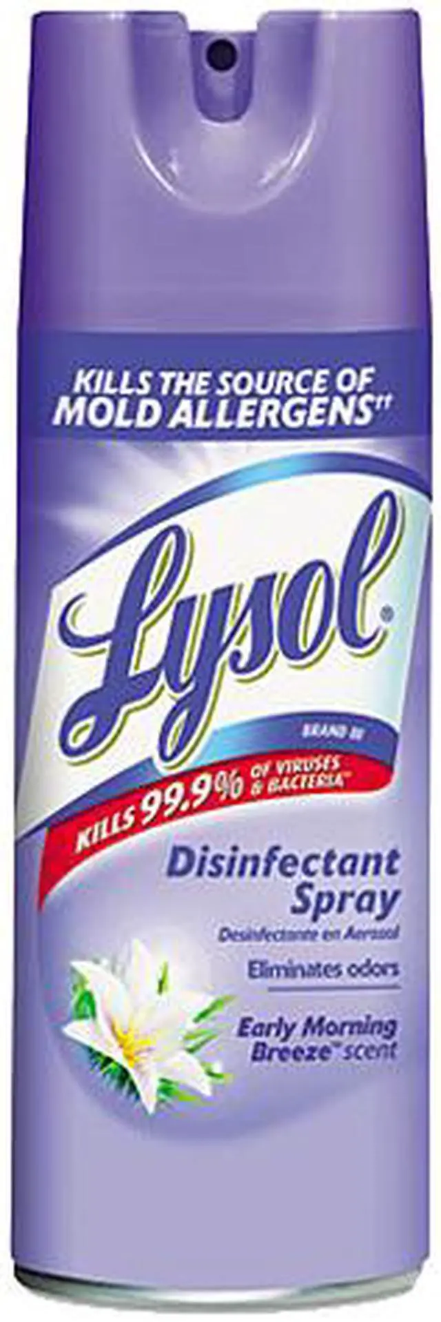 Main image of Lysol 19200-80833 Disinfectant Spray, Early Morning Breeze, 12oz, Aerosol Can