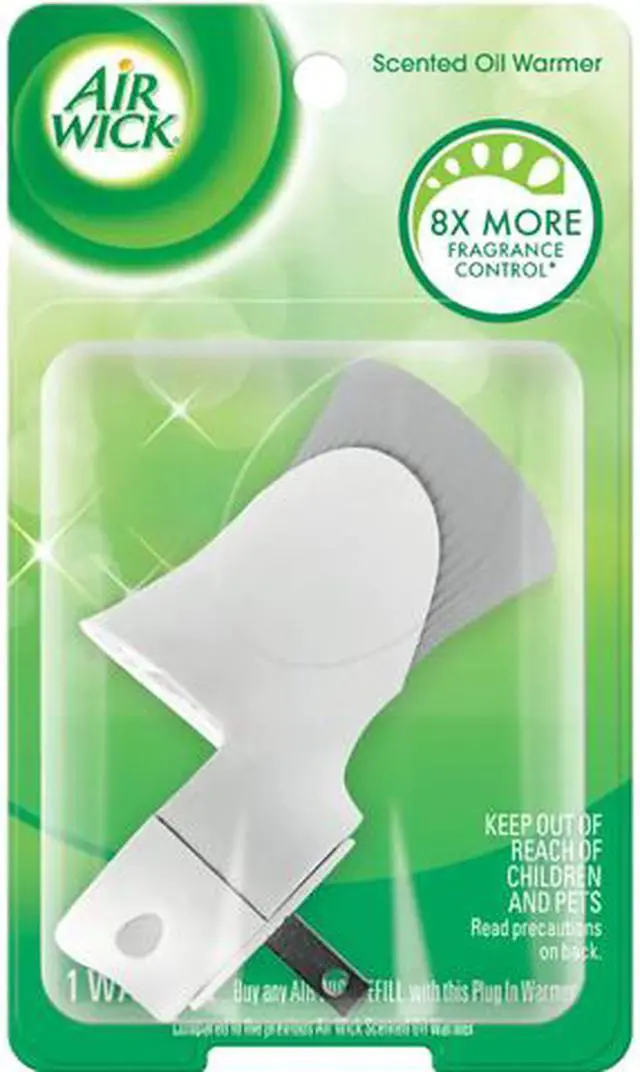 Main image of Air Wick 62338-78046 Scented Oil Warmer, 1.75" x 2.69" x 3.63", White/Gray, 6/Carton