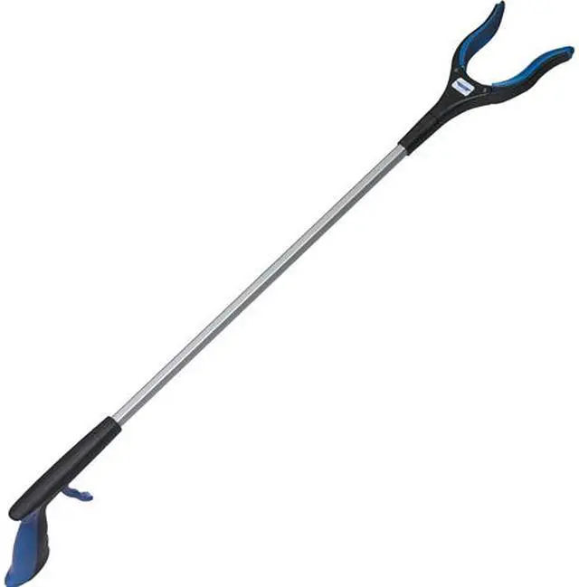 Main image of Ettore 49036CT Grip 'n Grab Multipurpose Pickup Tool, 32" Reach - Lightweight, Rust Proof - Aluminum, Plastic - Blue - 6 / Carton