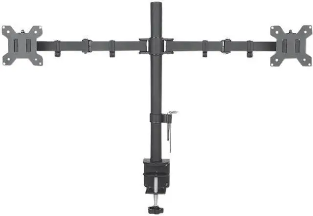 Main image of Techly ICA-LCD 382-D Desk Stand for 2 Monitors 13"-27" Side by Side with Clamp