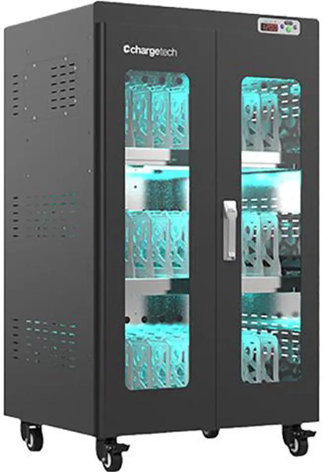 Main image of ChargeTech CT-300099SS 30 Bay UV Light Disinfection & Charging Cabinet 2.0
