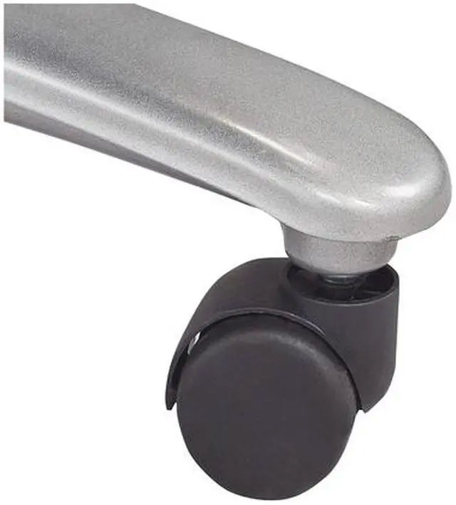Alt view image 6 of 7 - Safco 3502BL Big & Tall Leather High-Back Task Chair