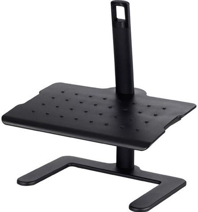 Height-Adjustable Footrest, 20.5w x 14.5d x 3.5 to 21.5h, Black